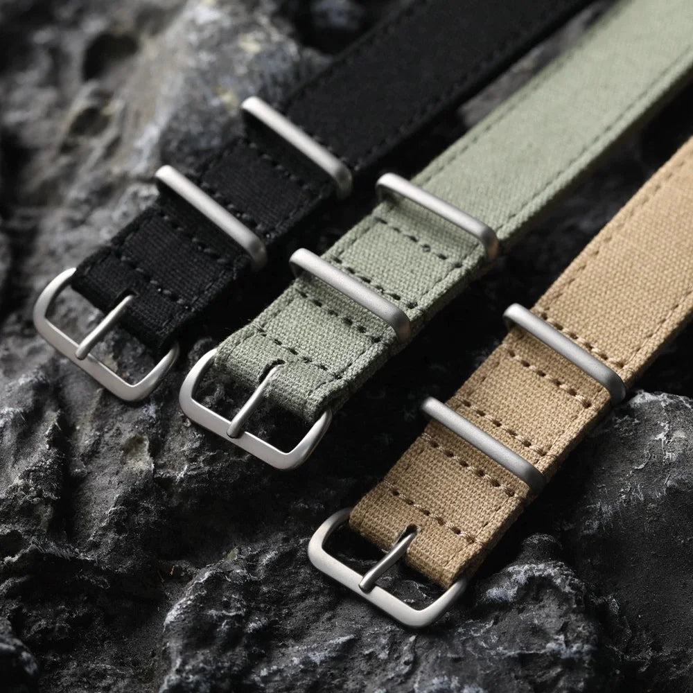 Handmade Pure Canvas Watch Strap