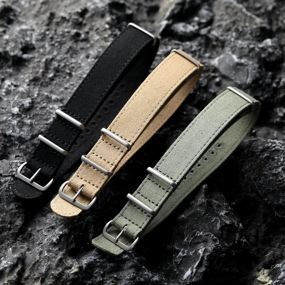 Handmade Pure Canvas Watch Strap