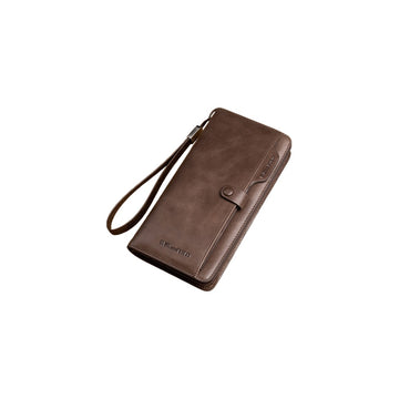 Full Grain Leather Long Wallet